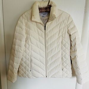 Nine West Women's Cream Quilted Jacket